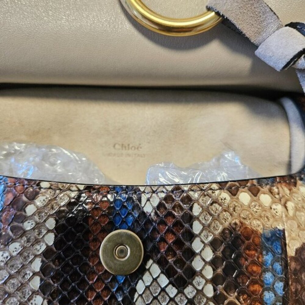 SOLD CHLOE Curtis in Phyton skin Calf Skin leather Authenticated - Picture 3 of 16